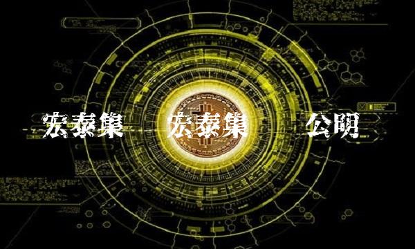 宏泰集团 宏泰集团刘公明