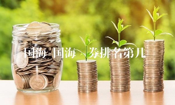 国海 国海证券排名第几