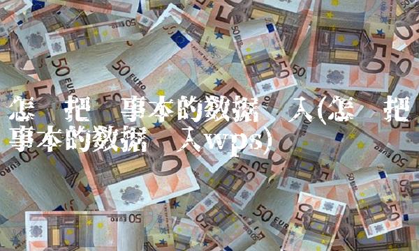 怎么把记事本的数据导入(怎么把记事本的数据导入wps)