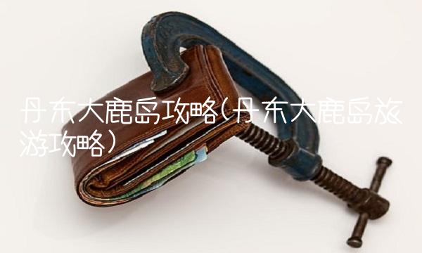 丹东大鹿岛攻略(丹东大鹿岛旅游攻略)