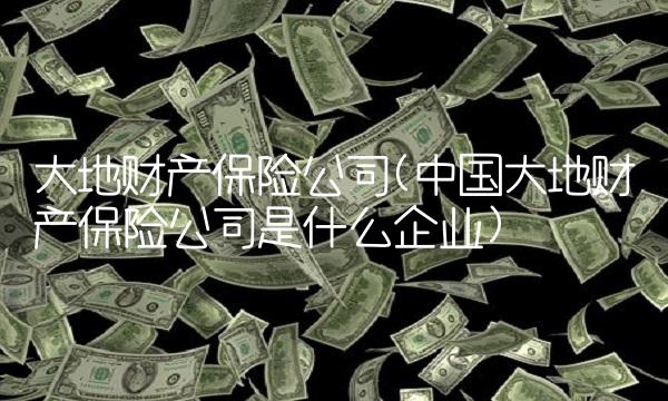 大地财产保险公司(**大地财产保险公司是什么企业) 大地财产保险公司(**大地财产保险公司是什么企业)