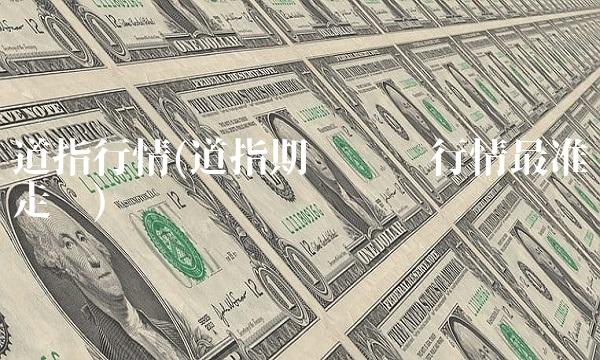 道指行情(道指期货实时行情最准确走势)