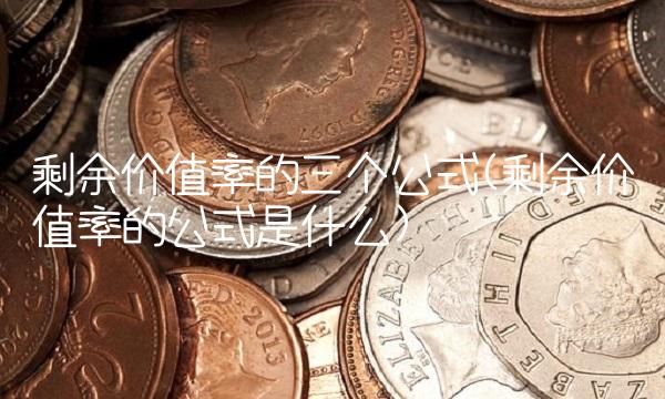 剩余价值率的三个公式(剩余价值率的公式是什么)