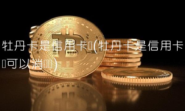 牡丹卡是信用卡吗(牡丹卡是信用卡吗可以消费吗)