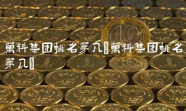 万科集团排名第几(万科集团排名第几)