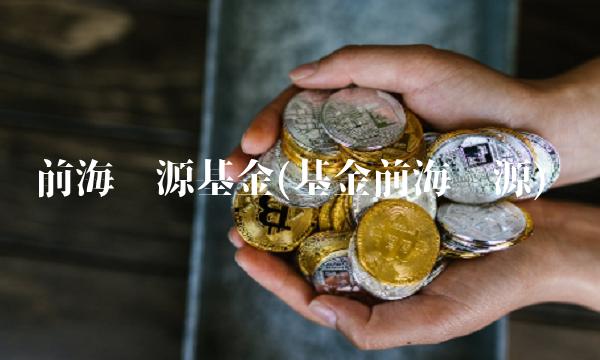 前海开源基金(基金前海开源)