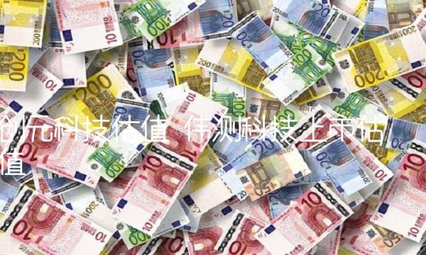 创元科技估值 伟测科技上市估值 创元科技估值 伟测科技上市估值