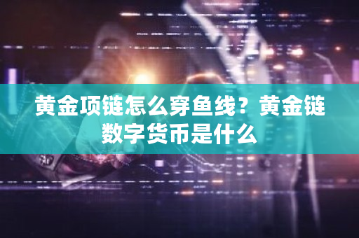 黄金项链怎么穿鱼线？黄金链数字货币是什么-**张图片-ZBLOG