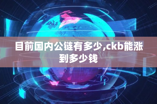 目前**公链有多少,ckb能涨到多少钱