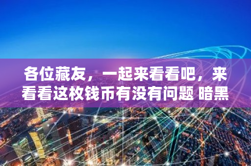各位藏友，一起来看看吧，来看看这枚钱币有没有问题 暗黑币骗了多少人啊