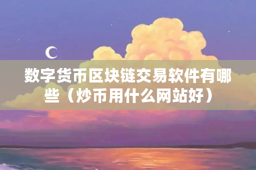数字货币区块链交易软件有哪些（炒币用什么网站好）