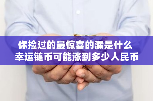 你捡过的最惊喜的漏是什么 幸运链币可能涨到多少人民币