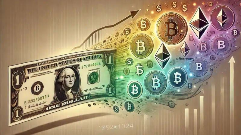 在加密货币市值因“特朗普抽水”而上升后，绘制 1 年**季度的走势