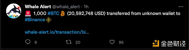 1000枚BTC从未知钱包转入Binance-**张图片-binance下载