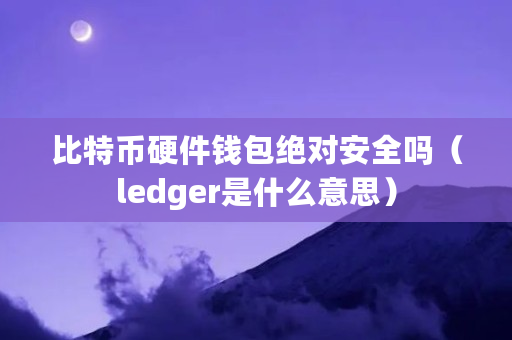 比特币硬件钱包**安全吗（ledger是什么意思）
